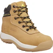 Obuwie robocze - Delta Plus Buty ze skóry podeszwa z PU i kauczuku podnosek kompozytowy termoodporna podeszwa kolor czarny rozmiar 48 PIED SAGAS3NO48 SAGAS3NO48 - miniaturka - grafika 1