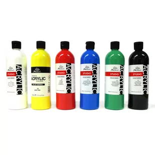 Phoenix, farby akrylowe, 6 kolorów, 500 ml - Farby i media malarskie - miniaturka - grafika 1