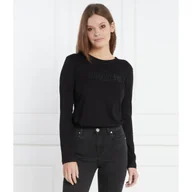 Bluzki damskie - Armani Exchange Bluzka | Regular Fit - miniaturka - grafika 1