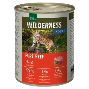 REAL NATURE WILDERNESS Adult Pure Beef 12x800 g - Mokra karma dla kotów - miniaturka - grafika 1