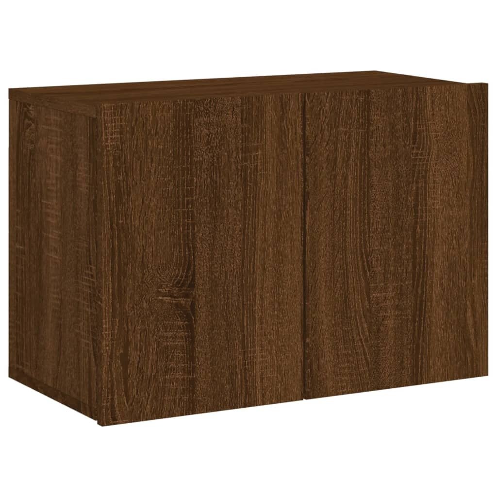vidaXL Ścienna szafka pod telewizor w kolorze brązowego dębu 60x30x41 cm