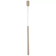 Lampy sufitowe - Sigma LAMPA wisząca SOPEL 33151 metalowa OPRAWA modernistyczny ZWIS tuba złota - miniaturka - grafika 1