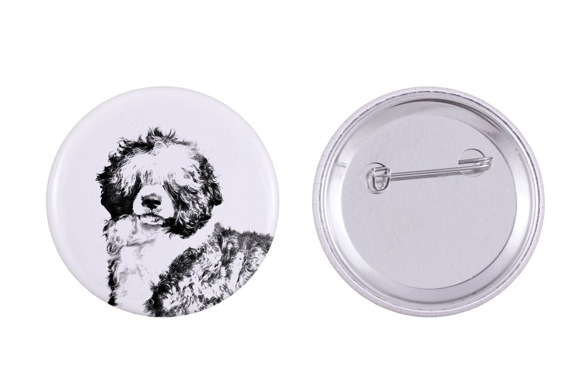 Portugalski pies dowodny - przypinka z twoim psem, dodaj własne foto, marka Art-Dog