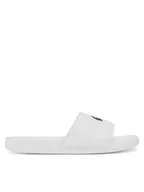Klapki i japonki męskie - Lacoste Klapki Serve Sliders 7-49CMA0041 Biały - miniaturka - grafika 1
