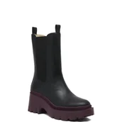 Sztyblety damskie - Coach Skórzane sztyblety ALEXA - miniaturka - grafika 1