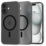 Etui i futerały do telefonów - Etui TECH-PROTECT MagSlim MagSafe do Apple iPhone 16 Czarny Mat - miniaturka - grafika 1