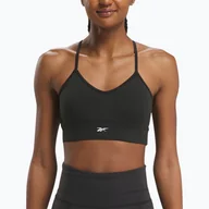 Bielizna sportowa damska - Biustonosz treningowy damski Reebok Workout Ready Sports night black WYSYŁKA W 24H 30 DNI NA ZWROT - miniaturka - grafika 1