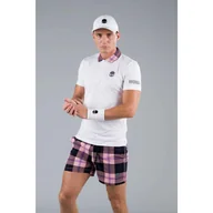 Tenis ziemny - Koszulka Hydrogen TARTAN ZIPPED TECH POLO - miniaturka - grafika 1