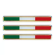 Akcesoria motocyklowe - Lampa 15002 Sticky 3D - Tricolore Włochy, 3 szt. - 55x8 mm - miniaturka - grafika 1