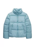 Kurtki i płaszcze dla dziewczynek - TOM TAILOR Dziewczęta Dziecięca kurtka zimowa z pikowaniem 1033326, 30271 - Bright Reef Blue, 128 - miniaturka - grafika 1