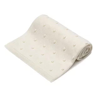 Koc merino 100% CREAM - Koce i narzuty dla dzieci Koc merino 100% CREAM - Koce i narzuty dla dzieci - miniaturka - grafika 1