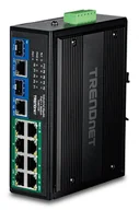 Pozostałe akcesoria sieciowe - Trendnet 10-PORT INDUSTRIAL GIGABIT 400W - Switch - 1 Gbps TI-BG108 - miniaturka - grafika 1