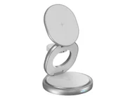 Ładowarki do telefonów - SILVER MONKEY MagCharger 3in1 foldable travel charging station W SMA254 - miniaturka - grafika 1