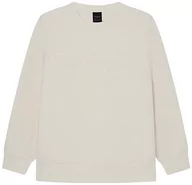 Bluzy dla chłopców - Hackett London Chłopięca bluza z wytłoczonym okrągłym dekoltem, Beżowy (Ecru), 24 miesi?cy - miniaturka - grafika 1