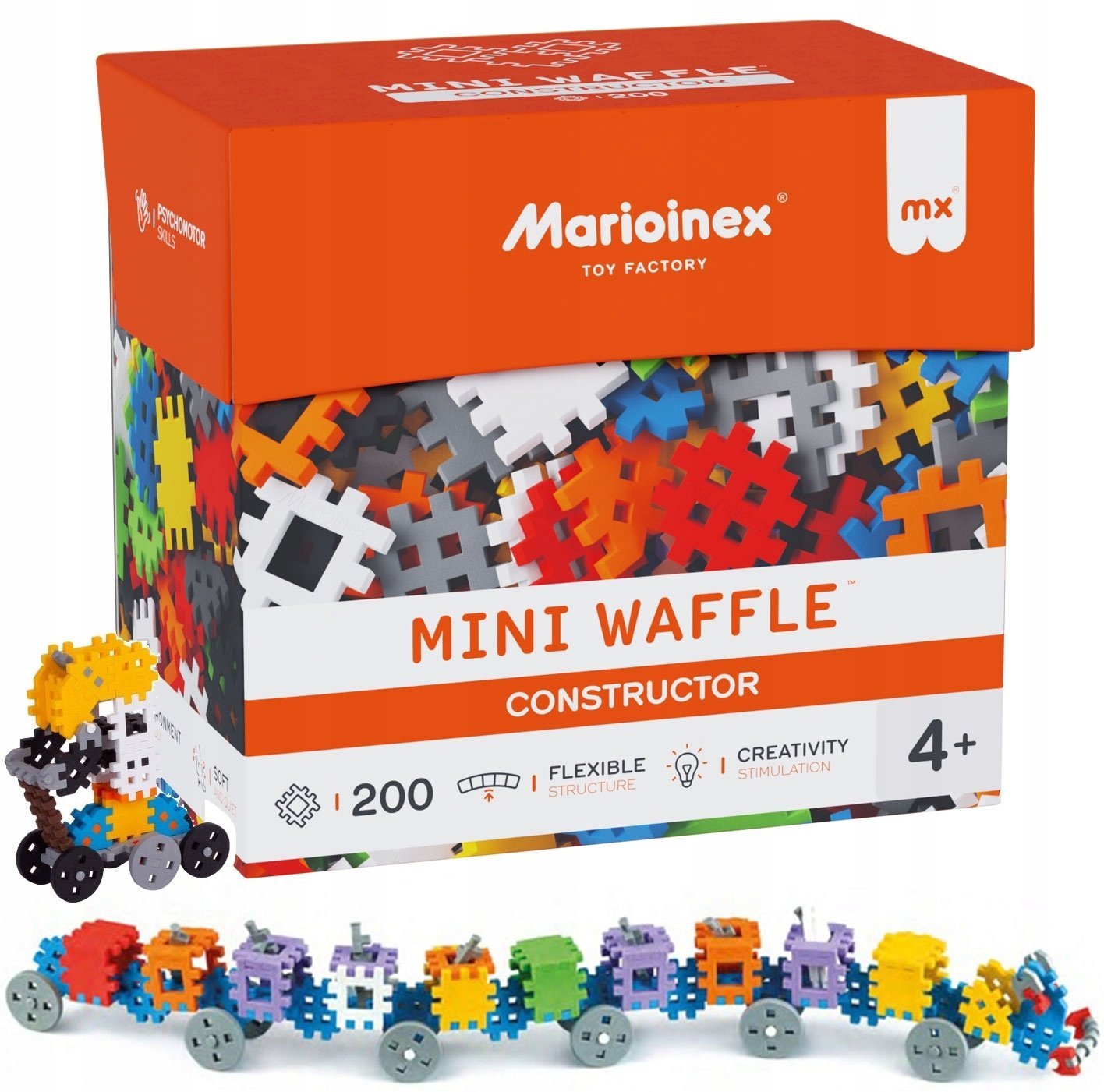 Marioinex Mini Waffle klocki konstruktor 200el