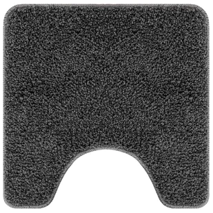 vidaXL Ciemnoszary Poliester Standard Dywanik łazienkowy Prostokątny - Dywaniki łazienkowe vidaXL Ciemnoszary Poliester Standard Dywanik łazienkowy Prostokątny - Dywaniki łazienkowe - miniaturka - grafika 1