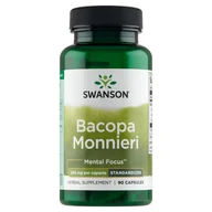 Witaminy i minerały - SWANSON Bacopa Monnieri 250mg 90caps - miniaturka - grafika 1