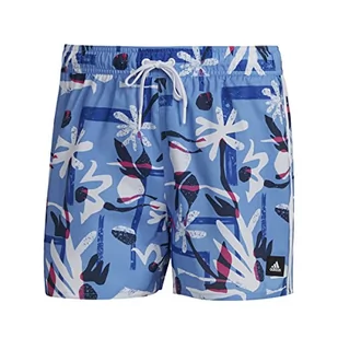 adidas, Flo Clx Vsl, kostium kąpielowy, niebieski fusion/biały, L, męski - Kąpielówki męskie - miniaturka - grafika 1