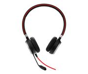 Słuchawki - Jabra Evolve 40 Duo czarne - miniaturka - grafika 1