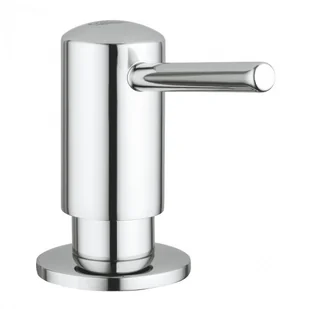 Grohe Contemporary 40536000 dozownik do mydła w płynie, pojemność 0,4 l, srebrny 40536000 - Dozowniki papieru i mydła dla firm - miniaturka - grafika 3