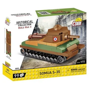 Cobi Klocki Czołg Somua S-35 99 El. 3093 - Klocki - miniaturka - grafika 1
