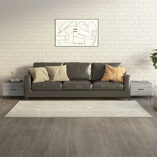 vidaXL Stoliki kawowe z metalowymi nogami 2 szt. Szary Sonoma 50x50x40 cm - Stolik kawowy - Stoliki kawowe - Stolik boczny - Stolik akcentujący - Ławy i stoliki kawowe - miniaturka - grafika 1