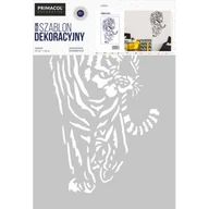 Szablony malarskie - Primacol Szablon Mega nr 507 Tiger Decorative - miniaturka - grafika 1