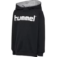 Bluzy męskie - Hummel Hmlgo Kids Cotton Logo Hoodie sweter z kapturem, 164 - miniaturka - grafika 1