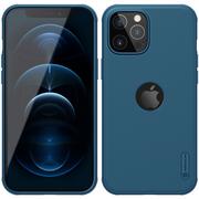 Etui i futerały do telefonów - Nillkin Super Frosted Shield Magnetic - Etui Apple iPhone 12 Pro Max (Blue) - miniaturka - grafika 1