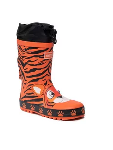Regatta Kalosze Mudplay Jnr RKF649 Pomarańczowy - Buty dla chłopców - miniaturka - grafika 1