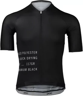Koszulki rowerowe - POC Pristine Print SS Jersey Men, czarny S 2022 Koszulki kolarskie - grafika 1