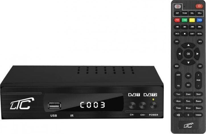 LTC TUNER DVB-T2 LXDVB507 z pilotem Spr010911