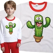 Piżamy dla dziewczynek - Piżama dziecięca Wesoły Pan Kaktus 98/104 - VoloDonum - miniaturka - grafika 1