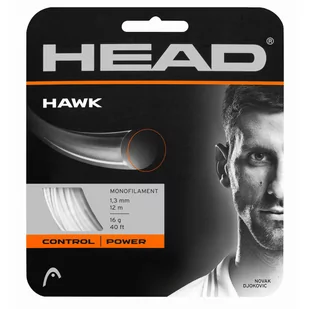 Naciąg do rakiety tenisowej Head HAWK set 12m. white 1,25 mm. - Tenis ziemny - miniaturka - grafika 1