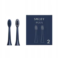 Końcówki do szczoteczek elektrycznych - Końcówki Precision Clean Do Szczoteczki Sonicznej Smiley Plus Niebieskie - miniaturka - grafika 1