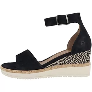 Espadryle damskie - Tamaris Espadryle 1-28313-28 Granatowy - grafika 1