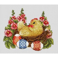 Wielkanoc - Haft krzyżykowy - Zestaw do haftu - Wielkanoc - miniaturka - grafika 1