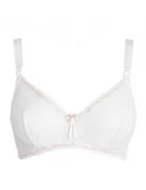 Bielizna ciążowa - Cache Coeur Biustonosz ciążowy i do karmienia IRIS WHITE, Rozmiar biutonosza: 95F - miniaturka - grafika 1