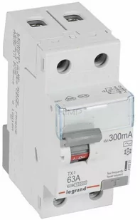 Legrand WYŁĄCZNIK RÓŻNICOWOPRĄDOWY P 302 2P 63A 300MA TYP AC SERII TX3,411531 - Bezpieczniki elektryczne - miniaturka - grafika 1