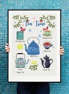Obrazy i zdjęcia na płótnie - Plakat Czas na herbatę - miniaturka - grafika 1
