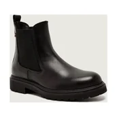 Sztyblety damskie - Tommy Hilfiger Skórzane sztyblety CHELSEA - miniaturka - grafika 1