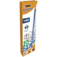 Przybory szkolne - BIC Ołówek z Gumka Hb Trojk Bc Triangle pudełko Op12szt - miniaturka - grafika 1
