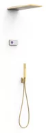 Zestawy prysznicowe - Zestaw TRES Shower Technology Blue Edition 24-K Matowe Złoto 09286551OM - miniaturka - grafika 1
