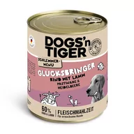 Mokra karma dla psów - Dogs'n Tiger smakowite menu, 6 x 800 g - Wołowina z jagnięciną, pasternakiem zwyczajnym i jagodami - miniaturka - grafika 1