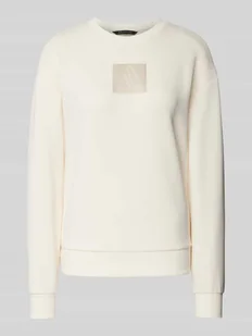 Bluza z detalem z logo - Bluzy damskie - miniaturka - grafika 1