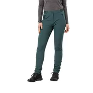 Spodnie sportowe damskie - Damskie spodnie softshellowe Jack Wolfskin GEIGELSTEIN SLIM PANTS W sea green - 34 - miniaturka - grafika 1