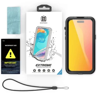 Etui do iPhone 15 wodoodporne Mag Safe Case pancerne wodoszczelne obudowa czarno-szare - Etui i futerały do telefonów - miniaturka - grafika 15