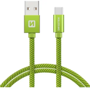Swissten Textile Universal Quick Charge 3.1 USB-C Data and Charging Cable 20 cm - Kable USB - miniaturka - grafika 1