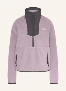 Columbia Sweter Typu Troyer Z Polaru Sequoia Grove lila - Koszulki i topy damskie - miniaturka - grafika 1