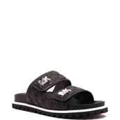 Klapki i japonki damskie - Michael Kors Klapki STARK SLIDE | z dodatkiem skóry - miniaturka - grafika 1